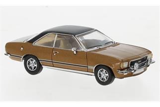 PCX H0 Opel Commodore B Coupe, metallic-braun/matt-schwarz, 1972