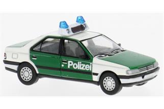PCX87 H0 Peugeot 405, Polizei Saarland, 1987 PCX87 H0 Peugeot 405, Polizei Saarland, 1987