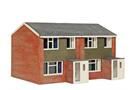 Peco Lineside Kits N 1960s house semi-detached, Laser Cut-kit