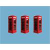 Peco model scene N Telephone Boxes (Inhalt: 3 Stk.)