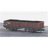 Peco N BR-Ferry Tube Wagon 21 70 619 0 057-7 / ZDX D8733233, braun/schwarz