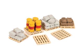 Peco/Ratio H0 Pallets, Sacks and Barrels