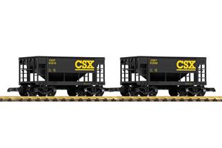 Piko G CSX Schüttgutwagen-Set, 2-tlg.