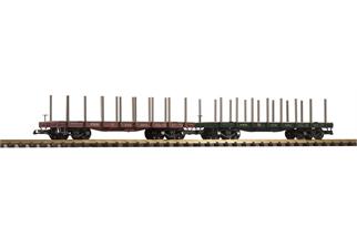 Piko G PRR Rungenwagen-Set, 2-tlg.