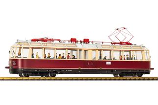 Piko G (Sound) DB Elektrotriebwagen ET 91, elfenbein/rot, Ep. III
