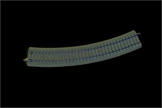 Piko H0 A-Gleis mit Bettung gebogen, R3 (484 mm) 30°