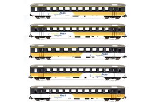 Piko H0 (AC) BLS Wagen-Set EW I GoldenPass Panoramic, Ep. VI, 5-tlg.