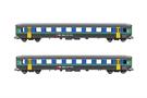 Piko H0 (AC) SBB Wagen-Set EW I A + A, Papagei, Ep. V, 2-tlg.