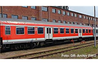 Piko H0 DB AG Halberstädter Mitteleinstiegswagen By, 2. Klasse, verkehrsrot, Ep. V