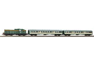 Piko H0 (DC) PKP Startset Diesellok SP42 mit Nahverkehrszug, Ep. V