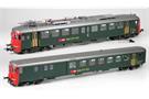 Piko H0 (DC Sound) SBB Triebwagen RBe 4/4 1447 + EW II BDt, 2-tlg.