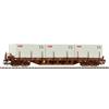 Piko H0 DSB Containertragwagen Sgnss, 3x20'-Container DSB, Ep. IV