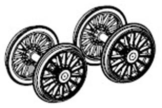 Piko H0 (ET) AC-Radsatz mit Zahnrad (Inhalt: 2 Stk.)