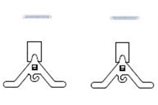Piko H0 (ET) Kupplungsdeichsel mit Zugfedern (Inhalt: 2 Stk.)