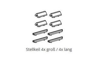 Piko H0 (ET) Stellkeil 4x gross / 4x lang