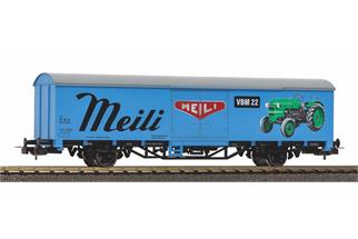 Piko H0 SBB gedeckter Güterwagen, Meili Traktoren, Ep. VI