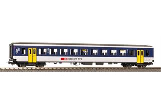 Piko H0 SBB Reisezugwagen EW I B klB, 2. Klasse, AS-Türen, NPZ, Ep. V