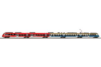 Piko TT DB AG Triebzug 442 837-1, 50 Jahre S-Bahn Rostock, Ep. VI, 3-tlg.
