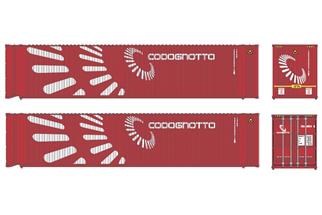 Pirata H0 Container-Set 45" CODOGNOTTO (Inhalt: 2 Stk.)