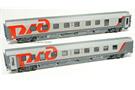 Pirata/LS Models H0 RZD Schlafwagenset WLABmz, 2-tlg. CH-FPC