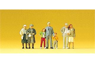 Preiser H0 Personen beim Einkaufsbummel