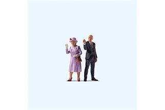 Preiser H0 Queen Elizabeth II und Prince Philip