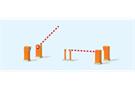 Preiser H0 Schranke mit Kartenleser für Parkplätze