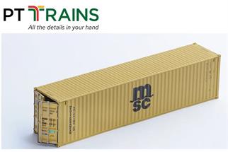 PT Trains H0 40'-Container msc eco