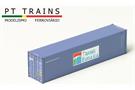 PT Trains H0 40'-HC-Container Trans Eurasia, New Silk Road