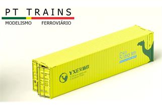 PT Trains H0 40'-HC-Container YIXINOU, New Silk Road