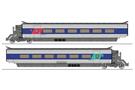 REE H0 (AC) SNCF Ergänzungsset 2 TGV PSE N° 91, Rénov 1, Ep. V-VI, 2-tlg.