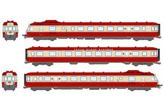 REE H0 (DC) SNCF Dieseltriebzug X 2771/2780, Le Parsifal, Ep. III-IV, 3-tlg.