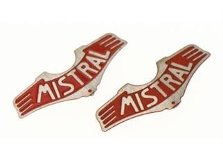 REE H0 Plaques Mistral, Frontschilder zu CC 7100 (Inhalt: 2 Stk.)