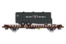 REE H0 SNCF Flachwagen HRv 598284, mit Beladung, Ep. III