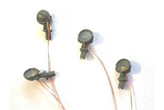 REE H0 SNCF graue Einheitslampen, LED (Inhalt: 4 Stk.)