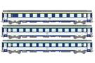 REE H0 SNCF Liegewagen-Set Corail VU A9c9x/B10c10x/B10c10x, Ep. IV, 3-tlg.