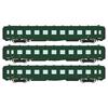 REE H0 SNCF Liegewagen-Set DEV AO B9c9myfi, grün, Ep. IIIb, 3-tlg.