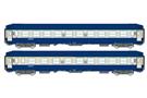 REE H0 SNCF Liegewagen-Set UIC-Y B9c9x/A4c4B5c5, blau/grau, Ep. IV-V, 2-tlg.