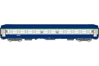REE H0 SNCF Liegewagen UIC-Y B9c9x, blau/grau, Ep. IV-V
