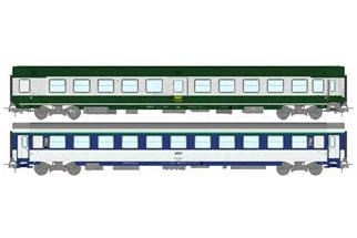REE H0 SNCF Reisezugwagen-Set So/B10c10x, Ep. IV, 2-tlg.