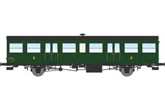 REE H0 SNCF Reisezugwagen SO B6t, grün, Ep. IIIb