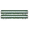 REE H0 SNCF Sanitätswagen-Set So/So, grün/béton, Ep. IV, 2-tlg.