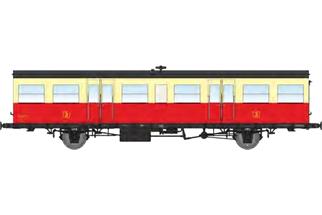 REE H0 SNCF Triebwagenanhänger SO XR, rot/crème, Ep. IIIa