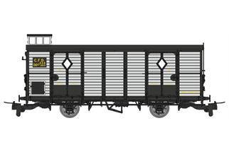 REE H0m CFD Güterzuggepäckwagen, grau, Ep. II-III