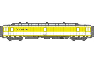 REE Modèles H0 OCEM/SNCF Postwagen PAZ gelb