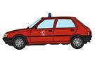 REE Modèles H0 Peugeot 205, Pompier