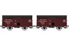 REE Modèles H0 PLM gedecktes Güterwagen-Set 586009P/586178P, SFTEF, Ep. II, 2-tlg.