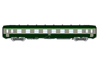 REE Modèles H0 SNCF Personenwagen DEV AO B8 ex A8, 2. Klasse, grün/grau, Ep. IV-V