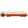 REE Modèles H0m (Sound) CFV Billard-Dieseltriebwagen N°511, rot/creme