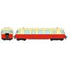 REE Modèles H0m (Sound) SNCF Billard-Dieseltriebwagen N°242, rot/beige